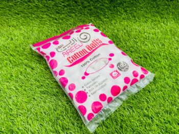 AREEJ COTTON BALLS 100% COTTON 100PCS.