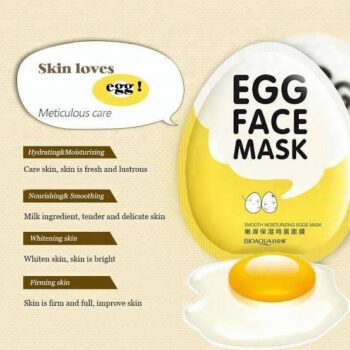 BIOAQUA EGG SHEET MASK (FOR ALL SKIN TYPES)
