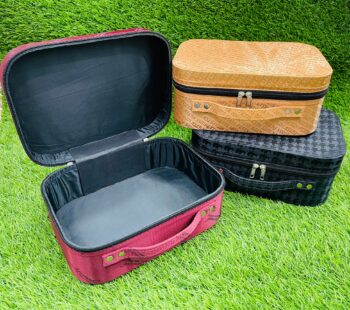 SERENADE WOVEN TEXTURED MAKEUP BOX