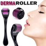 Derma Roller System 0.5mm Microneedle Roller - 540 Titanium Facial & Back Massage Tool for Skincare Beauty, Facial Massager
