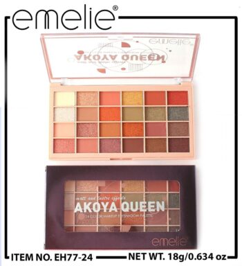 EMELIE 24 COLOUR AKOYA QUEEN PALLETE  A SETTING