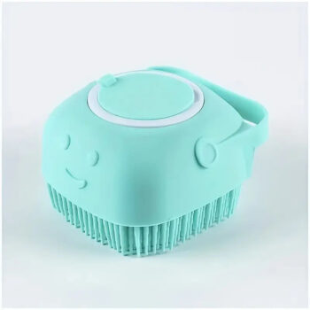 Soft Silicone Body Brush With Ergonomic Non-Slip Handle
