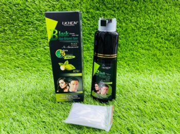 LICHEN BLACK COLOUR SHAMPOO 200ML WITH FREE GLOVES