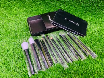 M.A.C TIN STYLE 12PCS MAKEUP BRUSH SET